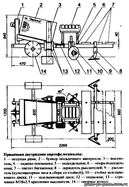 Картоп сидельникова чертежи